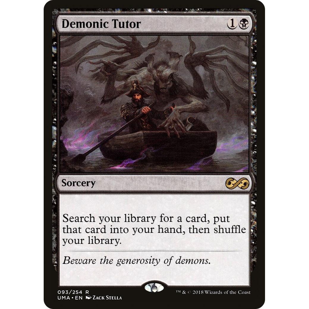 Image for Demonic Tutor (93) (UMA) - Magic: The Gathering