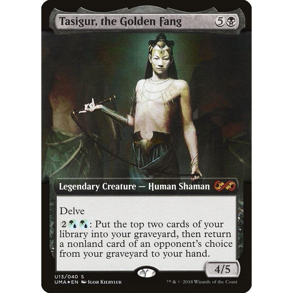 Image for Tasigur, the Golden Fang (U13) (UMA:BT) - Magic: The Gathering