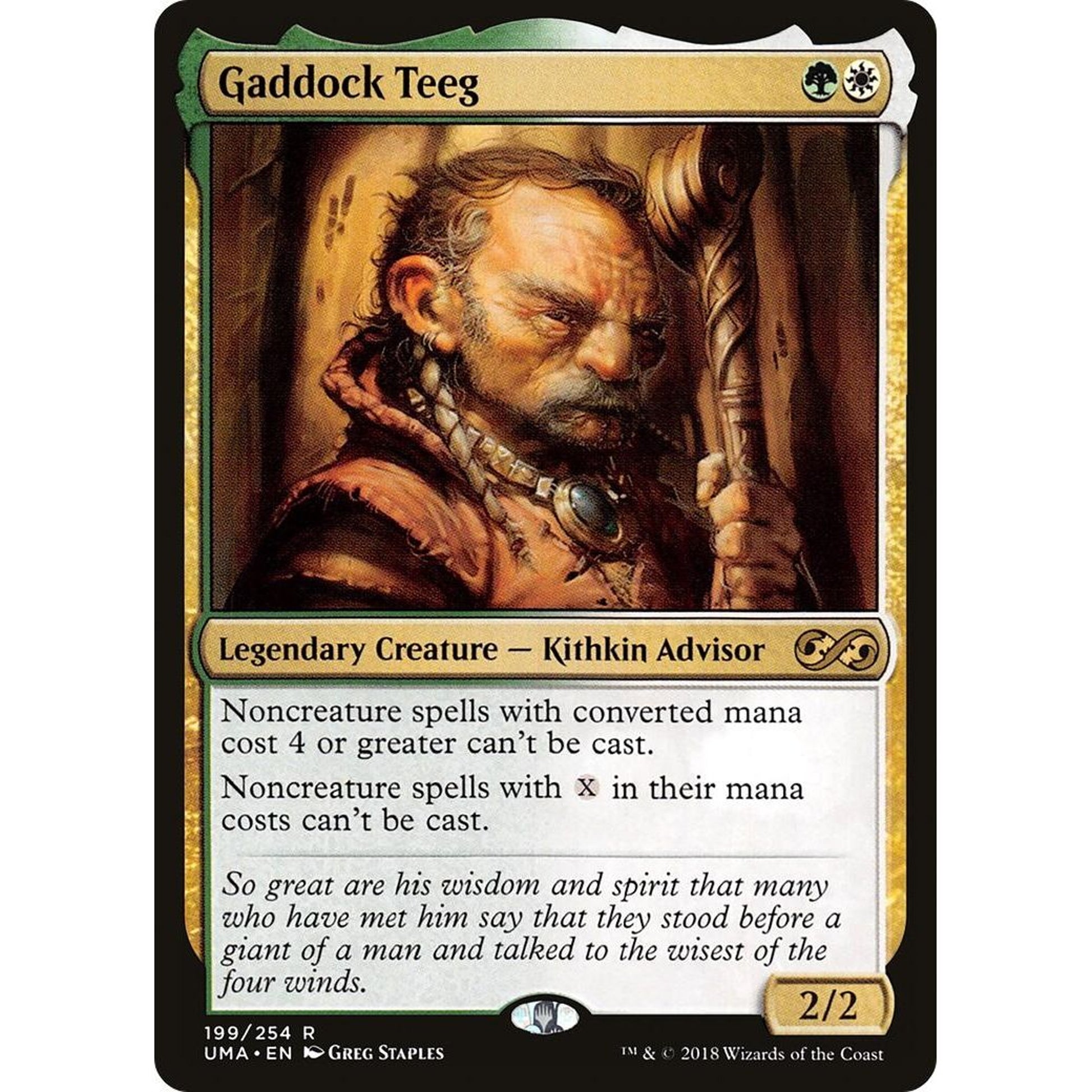 Image for Gaddock Teeg (199) (UMA) - Magic: The Gathering