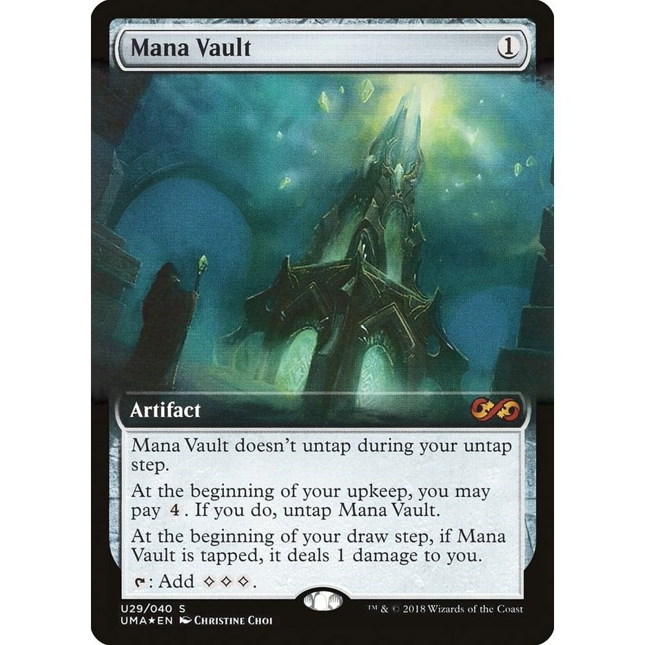 Image for Mana Vault (U29) (UMA:BT) - Magic: The Gathering
