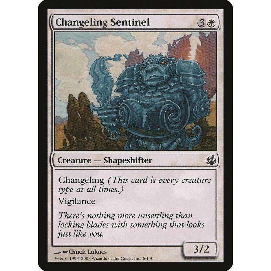 Image for Changeling Sentinel (6) (MOR) - Magic: The Gathering