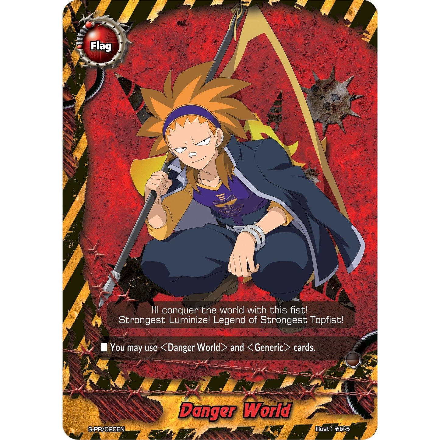 Image for Danger World - S-PR/020EN (Banjoe Onizuka) (S-PR/020EN) (S-PR) - Future Card BuddyFight