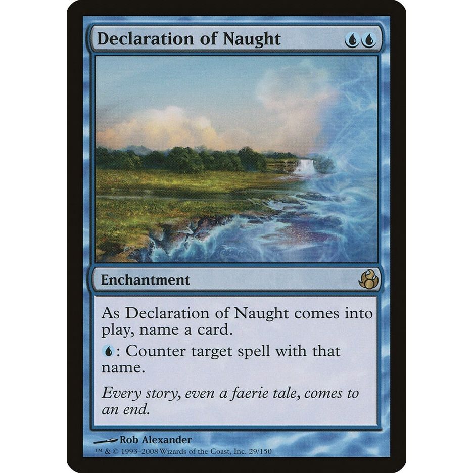 Image for Declaration of Naught (29) (MOR) - Magic: The Gathering