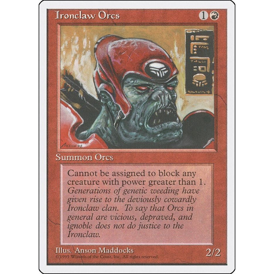 Image for Ironclaw Orcs (4ED) - Magic: The Gathering