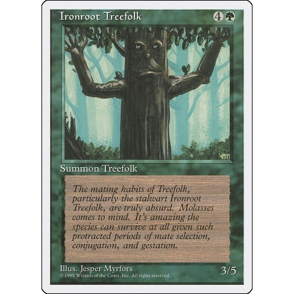 Image for Ironroot Treefolk (4ED) - Magic: The Gathering