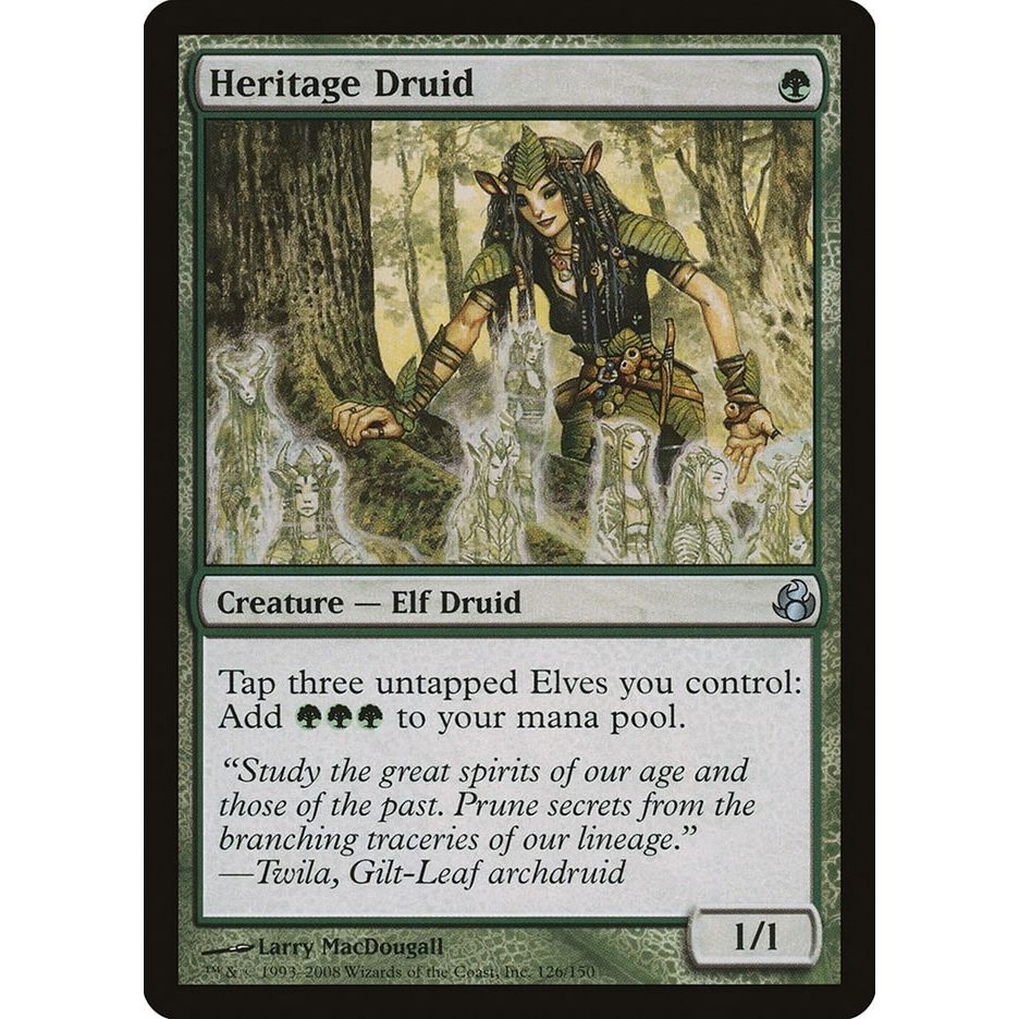 Image for Heritage Druid (126) (MOR) - Magic: The Gathering