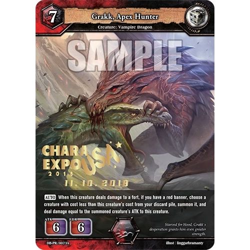 Image for Grakk, Apex Hunter (DB-PR/0073A) (PR) - Dragoborne