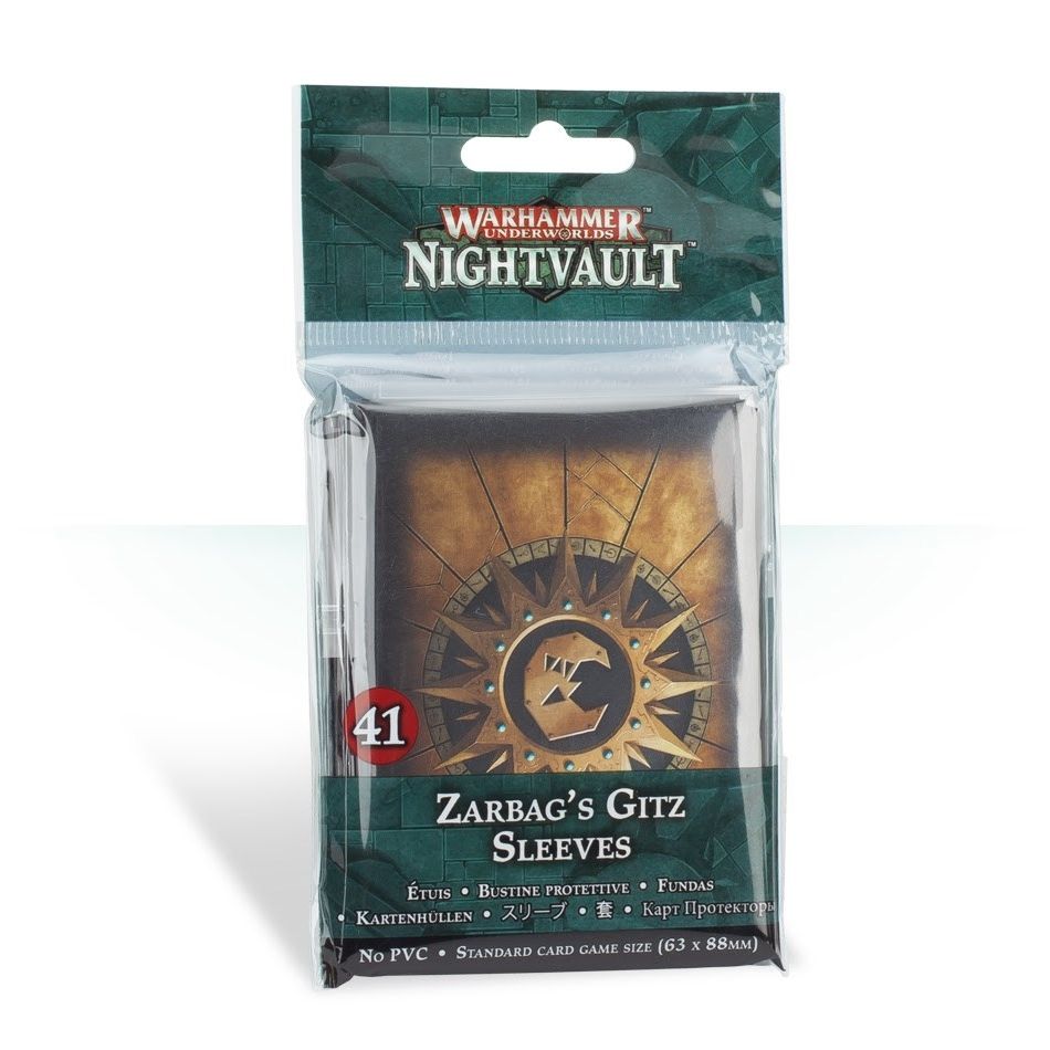 Image for Warhammer: Underworlds - Nightvault: Zarbag's Gitz Sleeves (41-Pack) - Warhammer Game Accessories