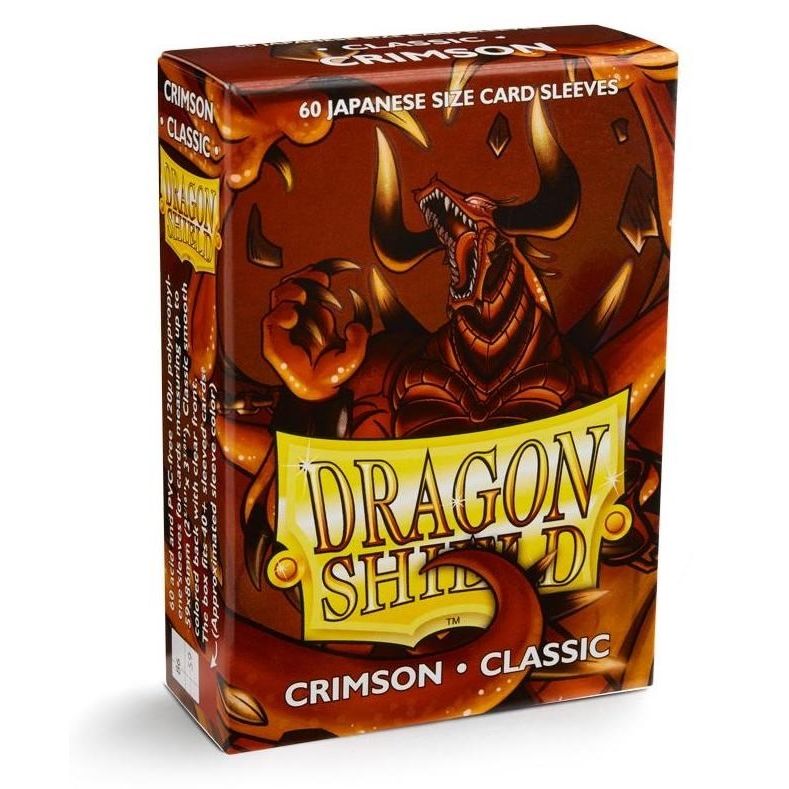Image for Dragon Shield Classic Japanese Sleeves - Crimson (60-Pack) - Card Sleeves