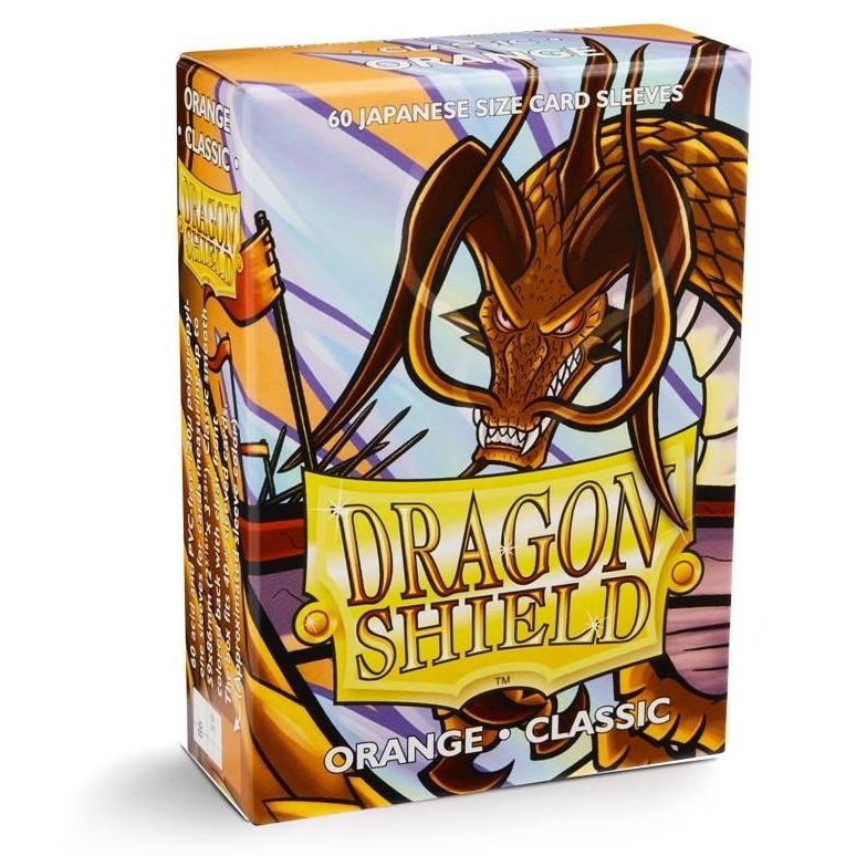 Image for Dragon Shield Classic Japanese Sleeves - Orange (60-Pack) - Card Sleeves