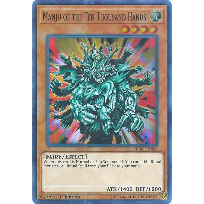 Image for Manju of the Ten Thousand Hands (HISU-EN047) (HISU) - YuGiOh