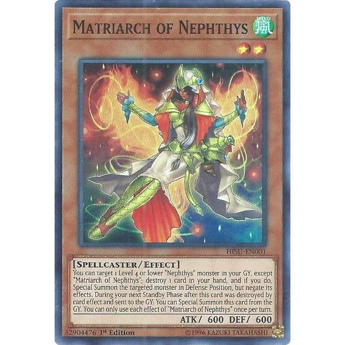 Image for Matriarch of Nephthys (HISU-EN001) (HISU) - YuGiOh