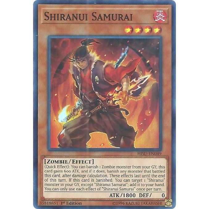 Image for Shiranui Samurai (HISU-EN049) (HISU) - YuGiOh