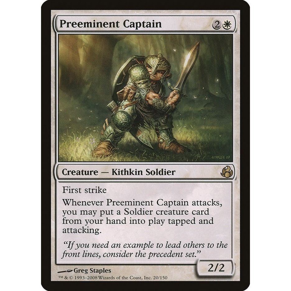 Image for Preeminent Captain (20) (MOR) - Magic: The Gathering
