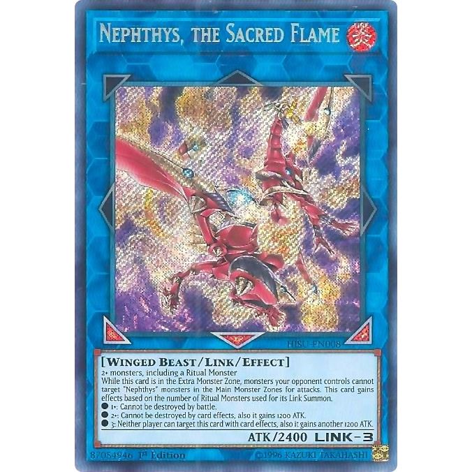 Image for Nephthys, the Sacred Flame (HISU-EN008) (HISU) - YuGiOh