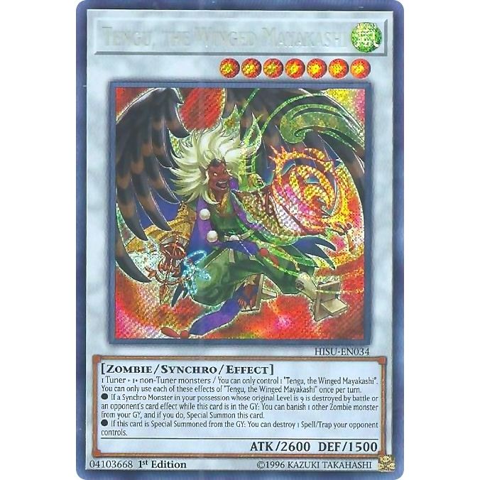 Image for Tengu, the Winged Mayakashi (HISU-EN034) (HISU) - YuGiOh