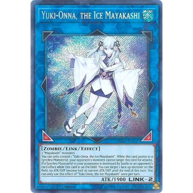 Image for Yuki-Onna, the Ice Mayakashi (HISU-EN037) (HISU) - YuGiOh