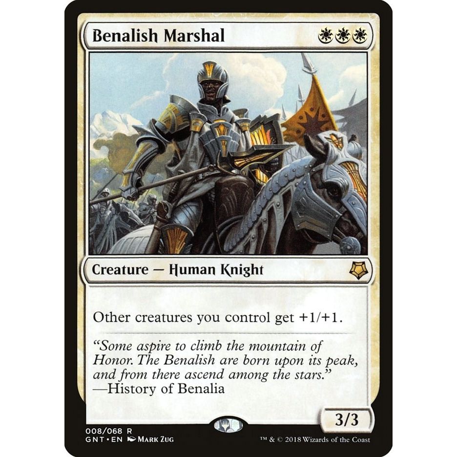 Image for Benalish Marshal (8) (GNT) - Magic: The Gathering