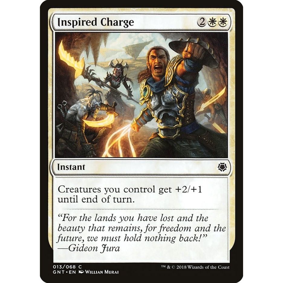 Image for Inspired Charge (13) (GNT) - Magic: The Gathering