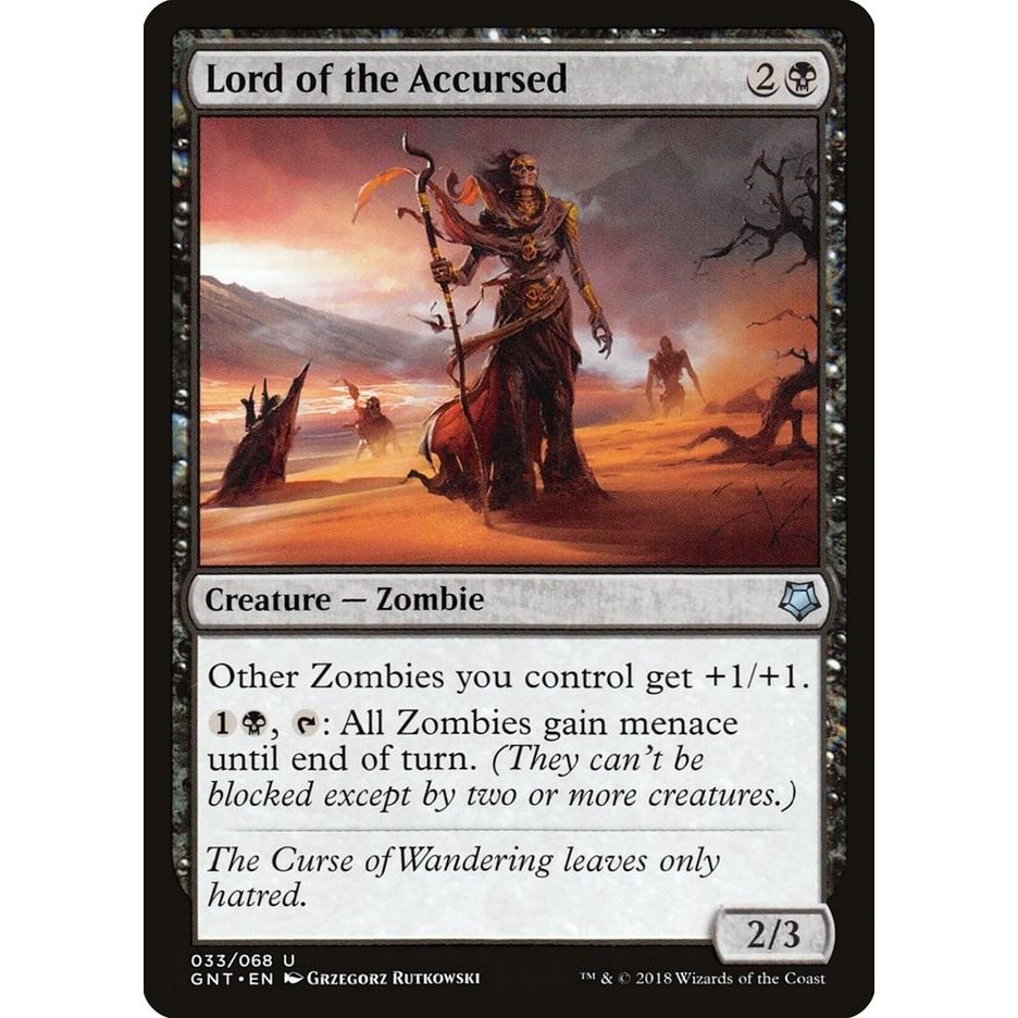 Image for Lord of the Accursed (33) (GNT) - Magic: The Gathering