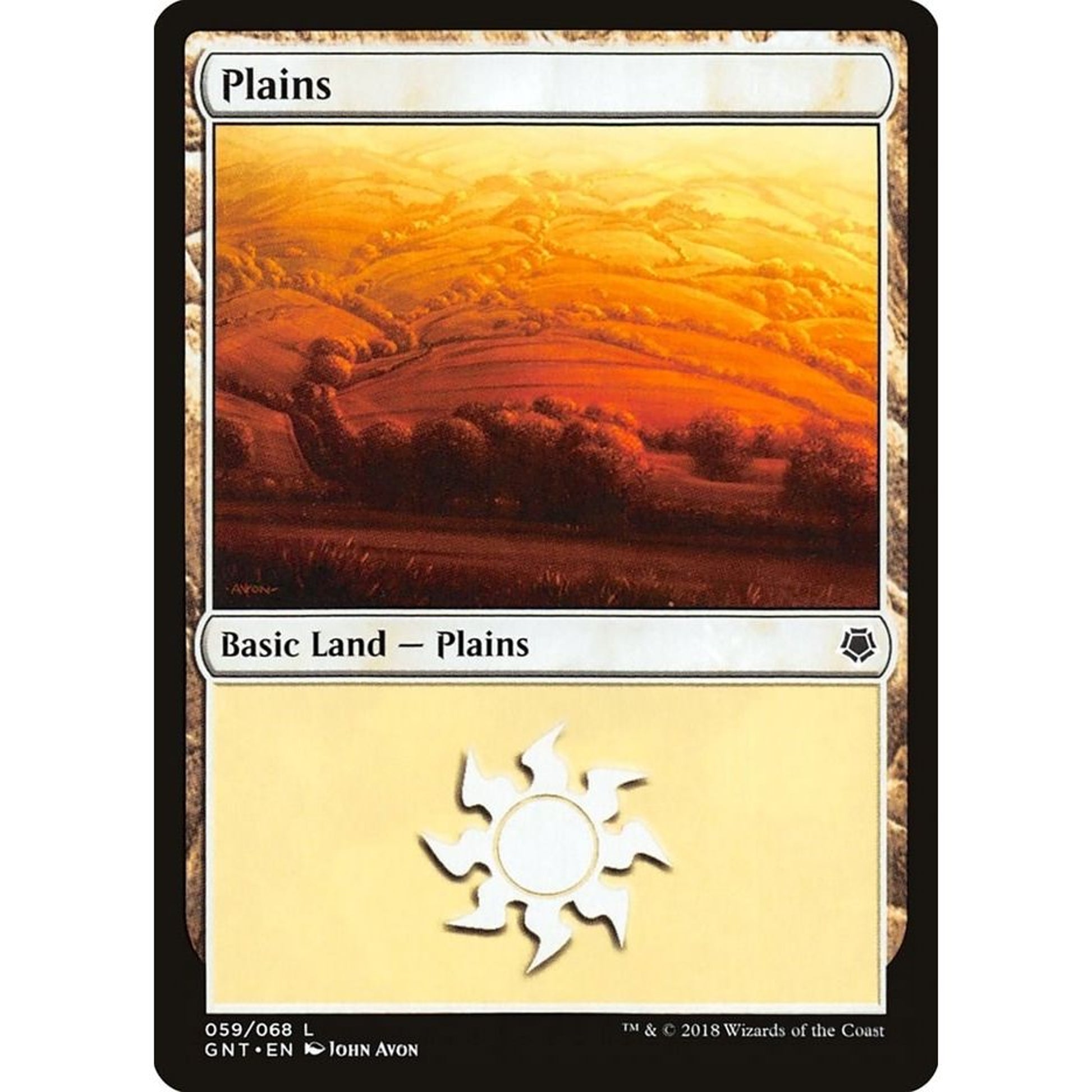 Image for Plains (059) (59) (GNT) - Magic: The Gathering