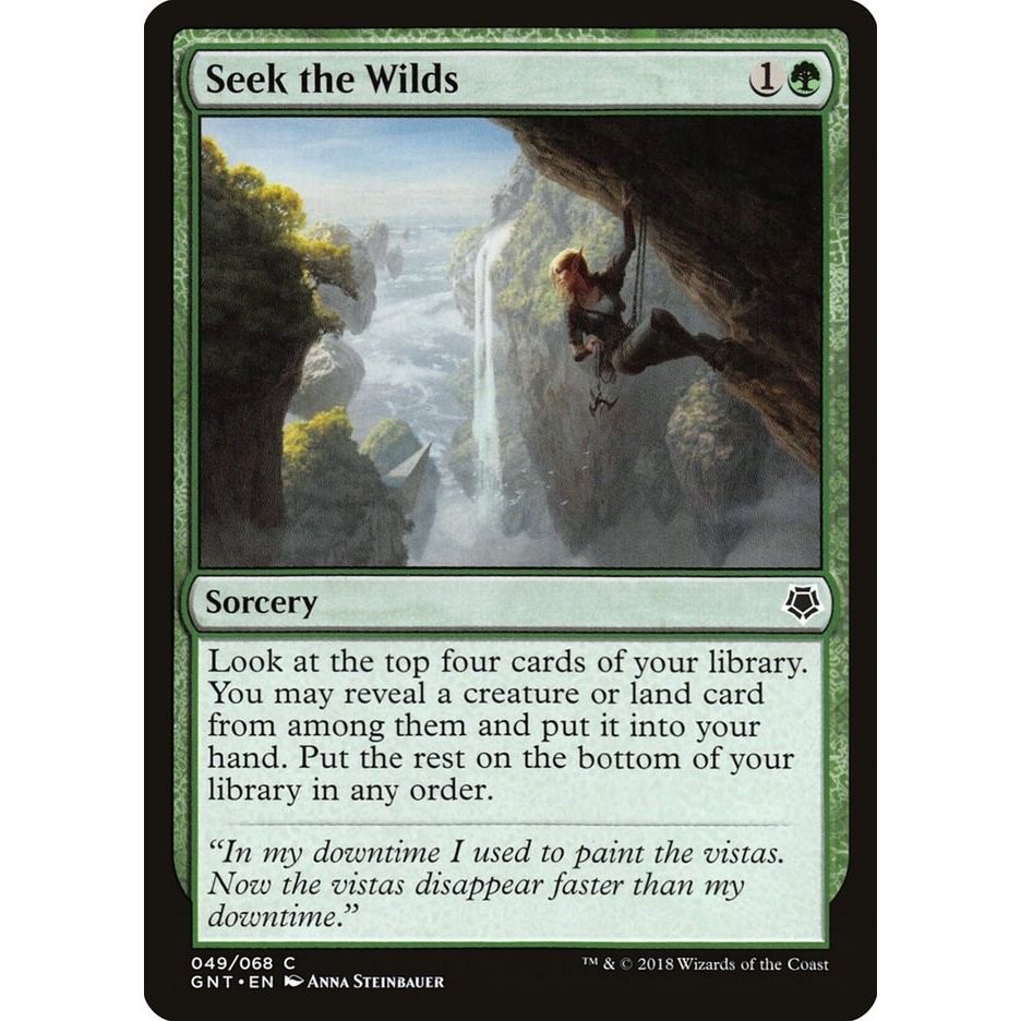 Image for Seek the Wilds (49) (GNT) - Magic: The Gathering