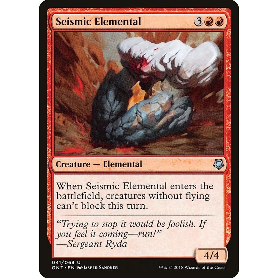 Image for Seismic Elemental (41) (GNT) - Magic: The Gathering