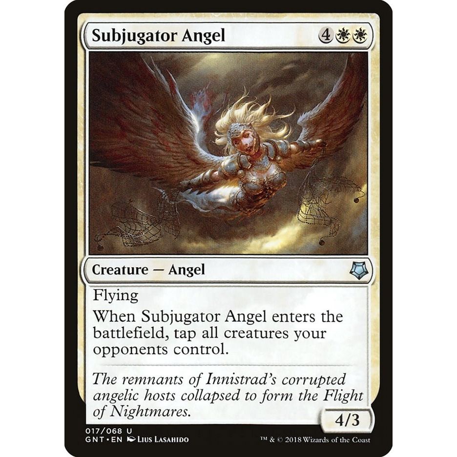 Image for Subjugator Angel (17) (GNT) - Magic: The Gathering