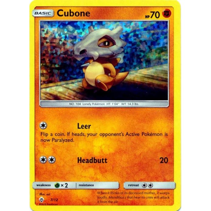 Image for Cubone (007/012) (MCD18) - Pokemon