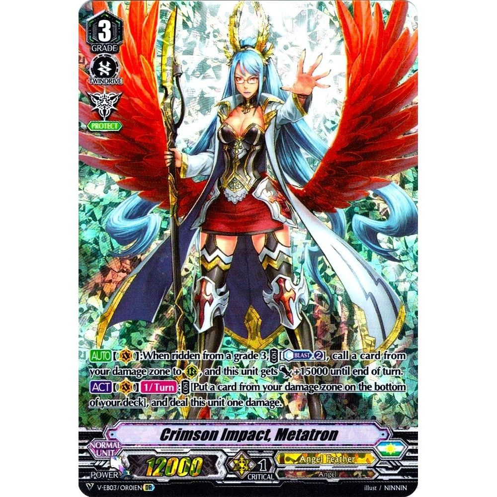 Image for Crimson Impact, Metatron (OR) (V-EB03/OR01EN) (V-EB03) - Cardfight Vanguard