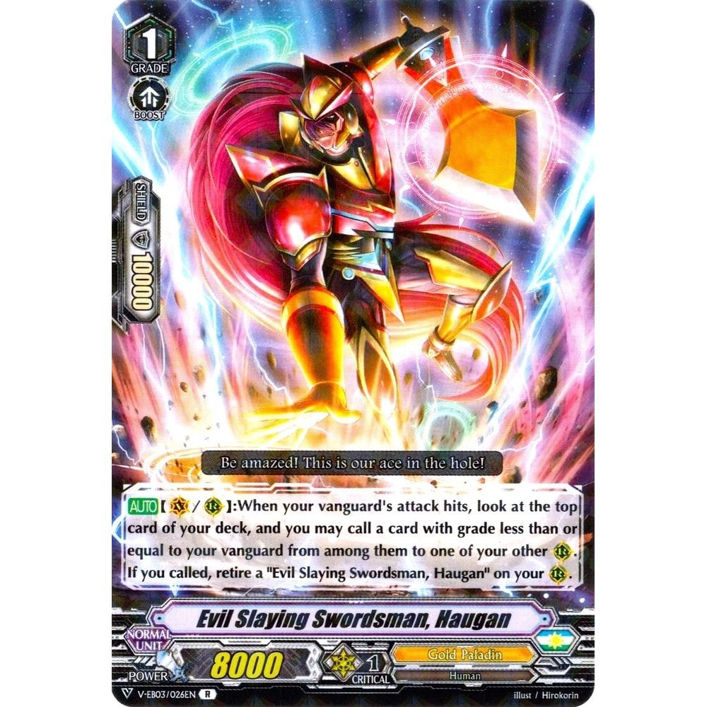 Image for Evil Slaying Swordsman, Haugan (V-EB03/026EN) (V-EB03) - Cardfight Vanguard