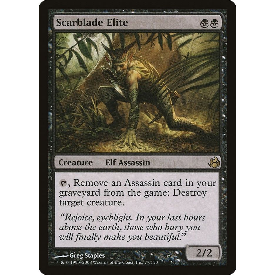 Image for Scarblade Elite (77) (MOR) - Magic: The Gathering