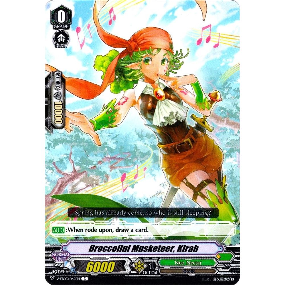 Image for Broccolini Musketeer, Kirah (V-EB03/062EN) (V-EB03) - Cardfight Vanguard