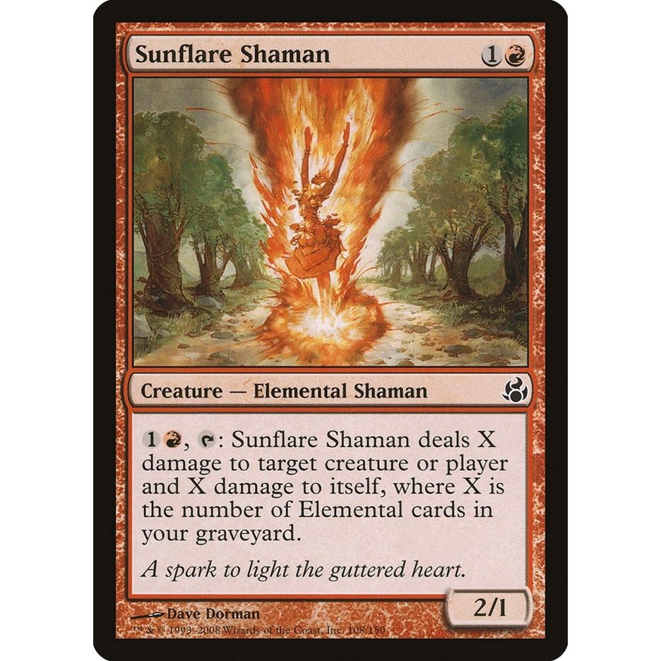 Image for Sunflare Shaman (108) (MOR) - Magic: The Gathering
