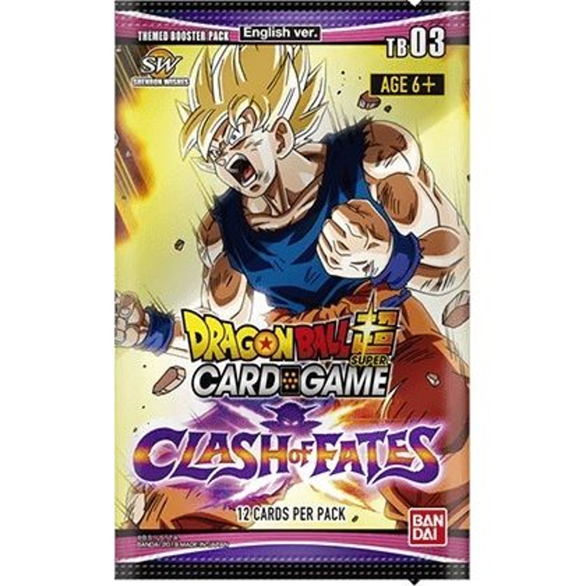 Image for Clash of Fates Booster Pack - Dragon Ball Super: Masters