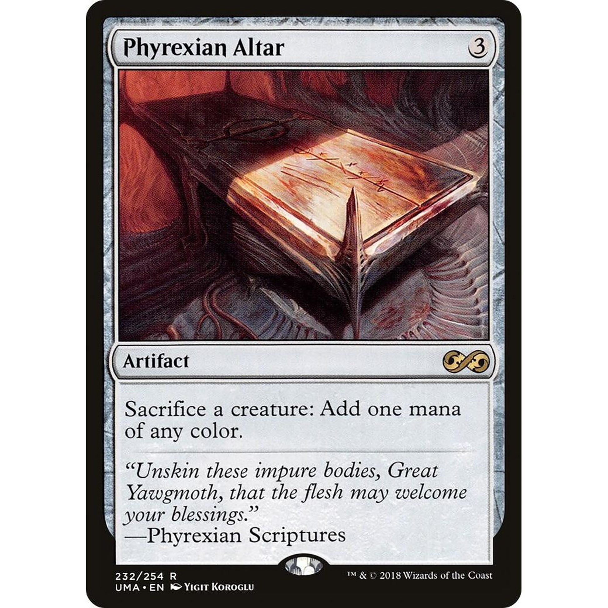 Image for Phyrexian Altar (232) (UMA) - Magic: The Gathering
