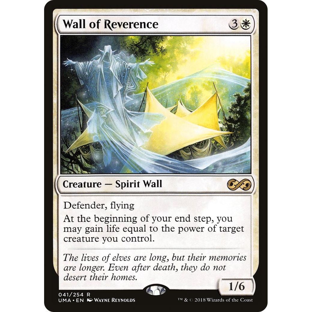 Image for Wall of Reverence (41) (UMA) - Magic: The Gathering