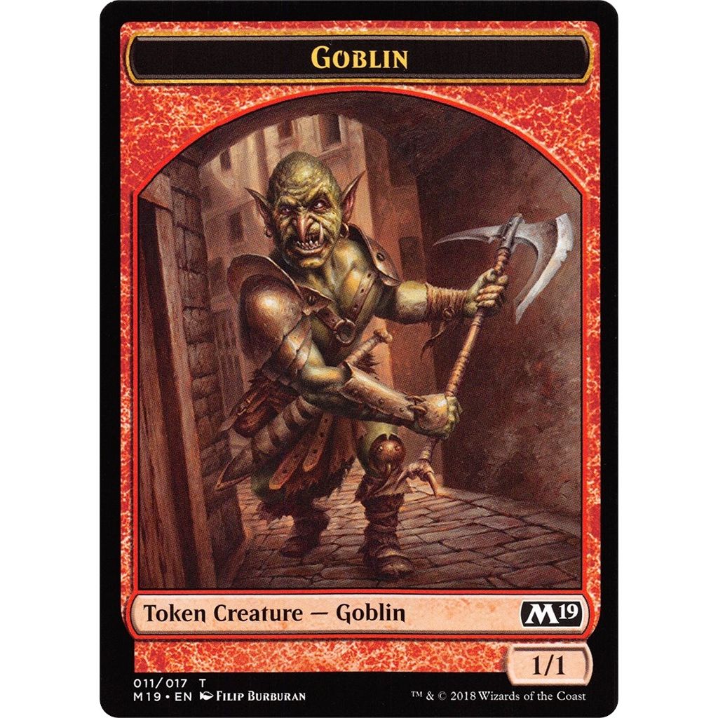 Image for Goblin // Thopter Double-Sided Token (Game Night) (11 // 14) (M19) - Magic: The Gathering