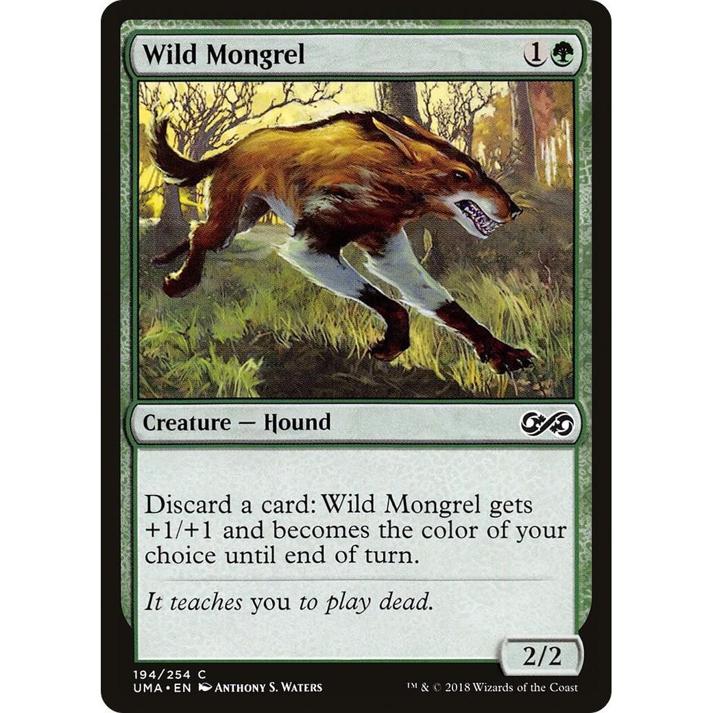 Image for Wild Mongrel (194) (UMA) - Magic: The Gathering