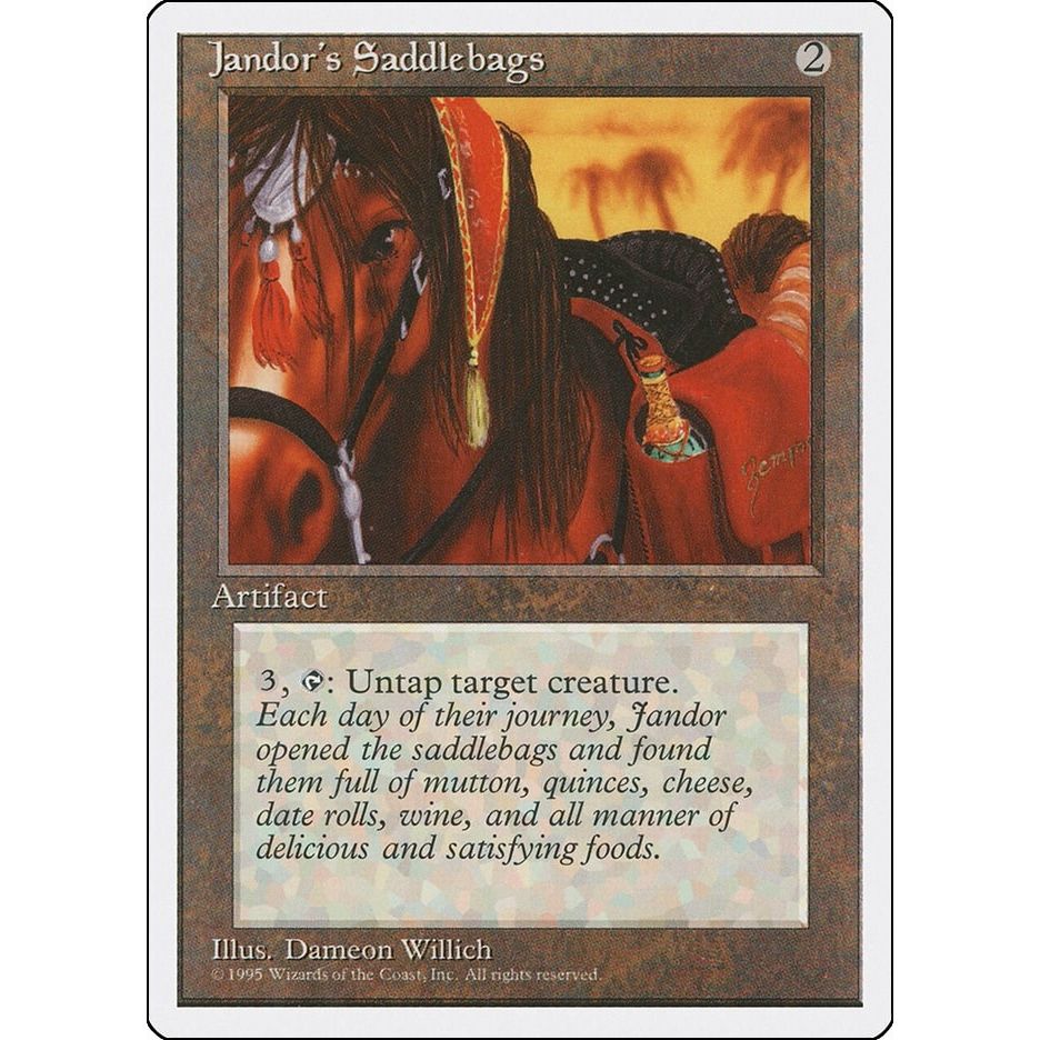 Image for Jandor's Saddlebags (4ED) - Magic: The Gathering