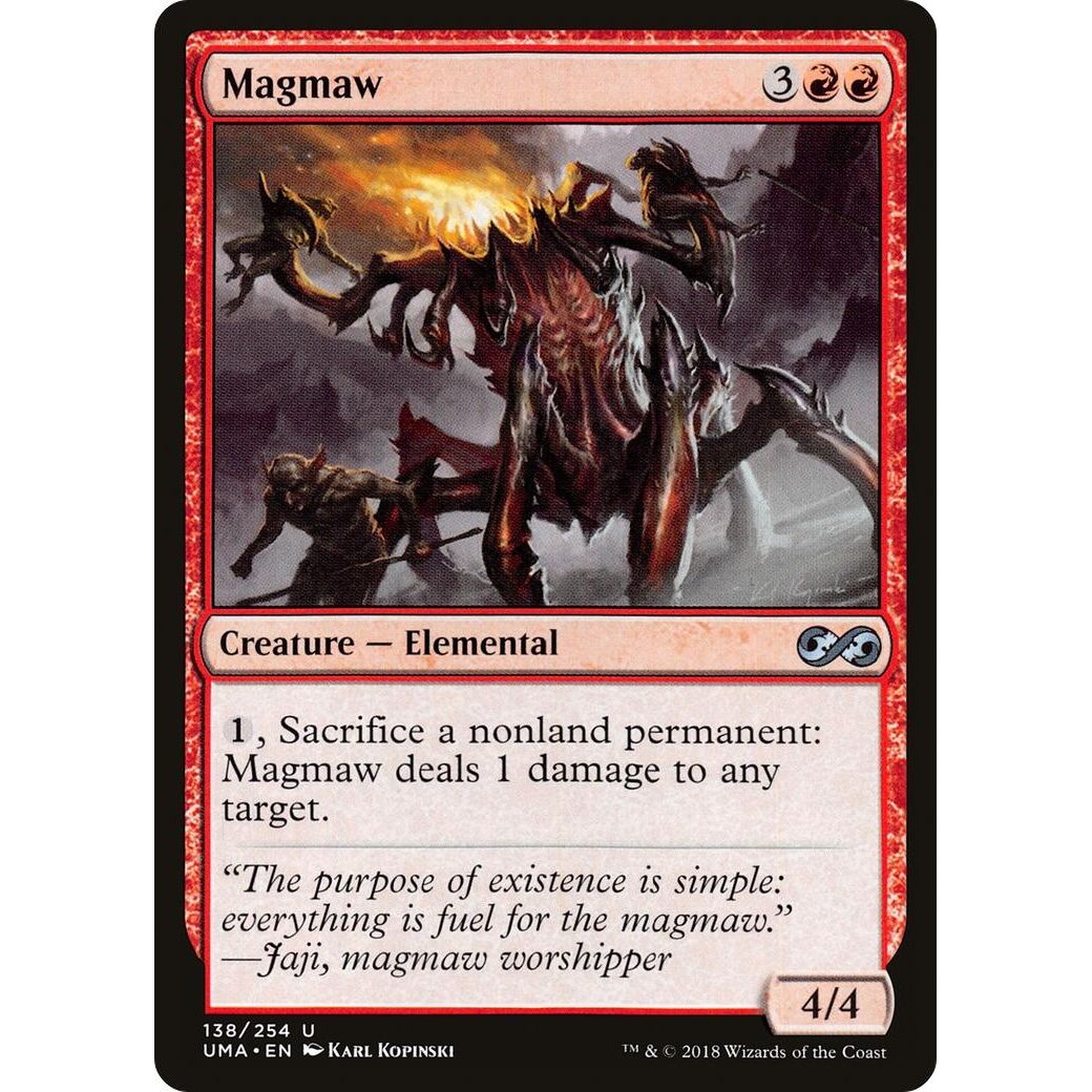 Image for Magmaw (138) (UMA) - Magic: The Gathering