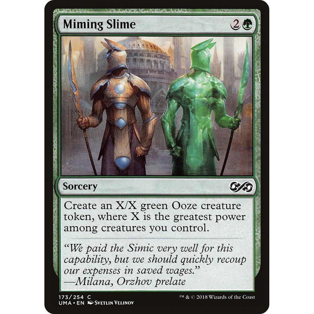Image for Miming Slime (173) (UMA) - Magic: The Gathering