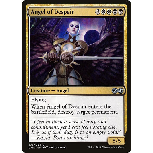 Image for Angel of Despair (196) (UMA) - Magic: The Gathering