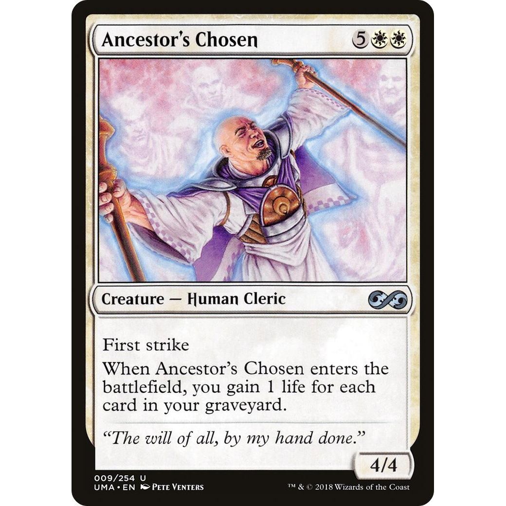 Image for Ancestor's Chosen (9) (UMA) - Magic: The Gathering