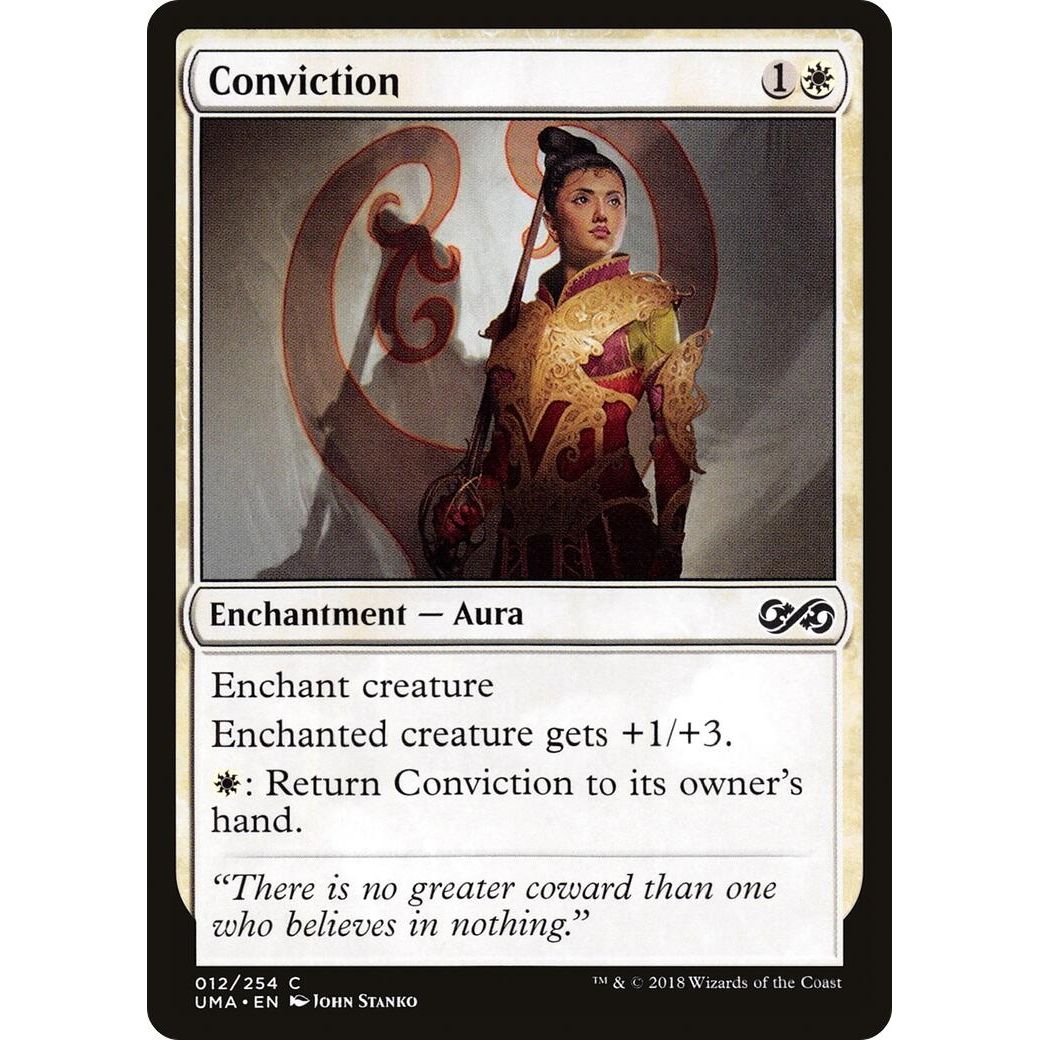 Image for Conviction (12) (UMA) - Magic: The Gathering