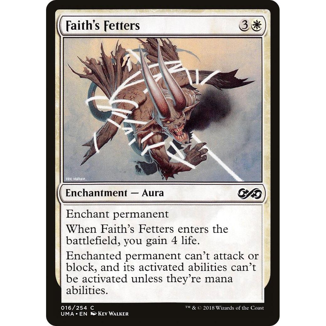 Image for Faith's Fetters (16) (UMA) - Magic: The Gathering