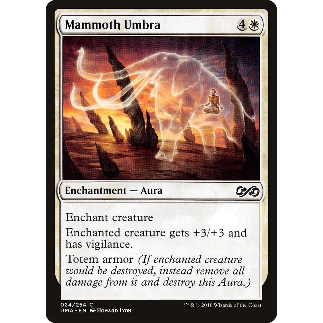 Image for Mammoth Umbra (24) (UMA) - Magic: The Gathering
