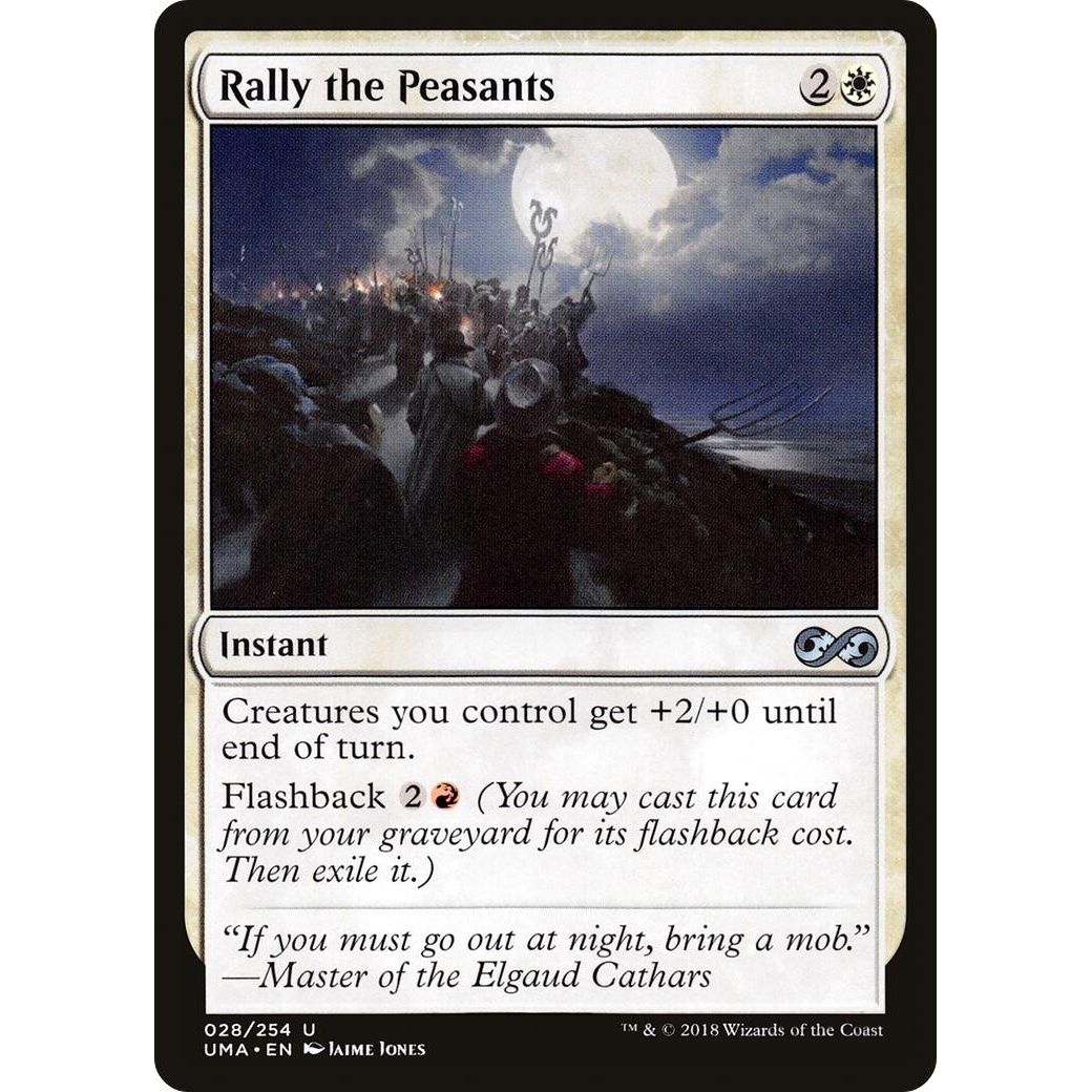 Image for Rally the Peasants (28) (UMA) - Magic: The Gathering