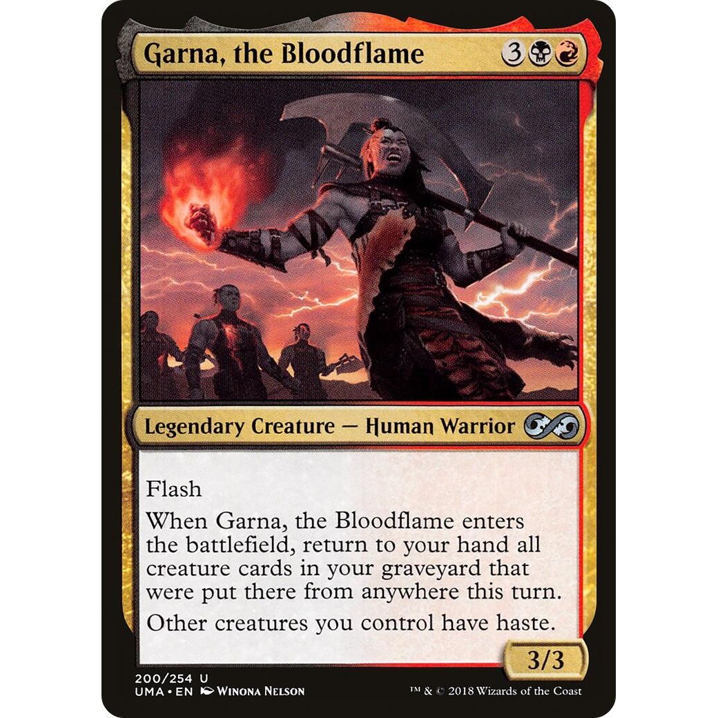 Image for Garna, the Bloodflame (200) (UMA) - Magic: The Gathering