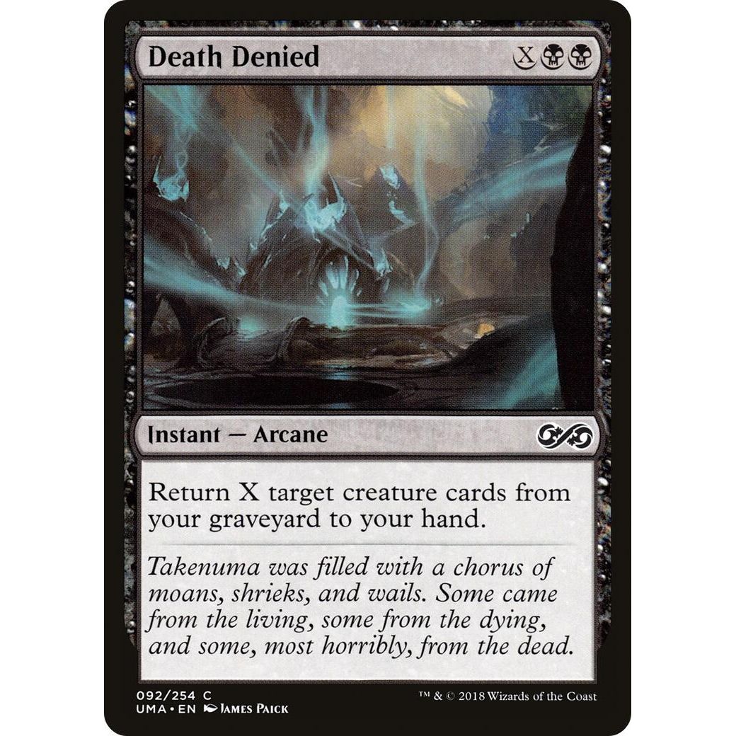 Image for Death Denied (92) (UMA) - Magic: The Gathering